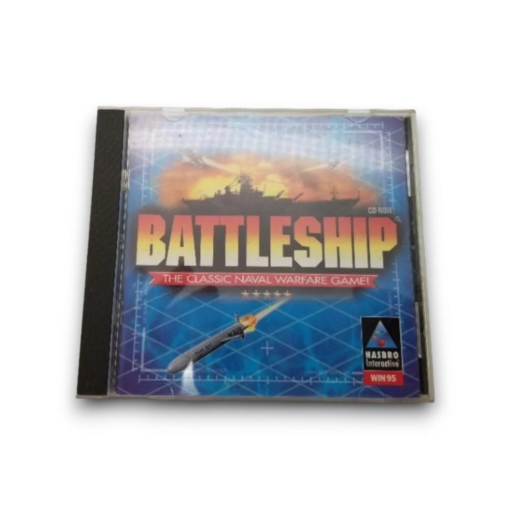 Battleship CD-ROM Classic Naval Strategy Game for Windows 95 Vintage Hasbro 1997
